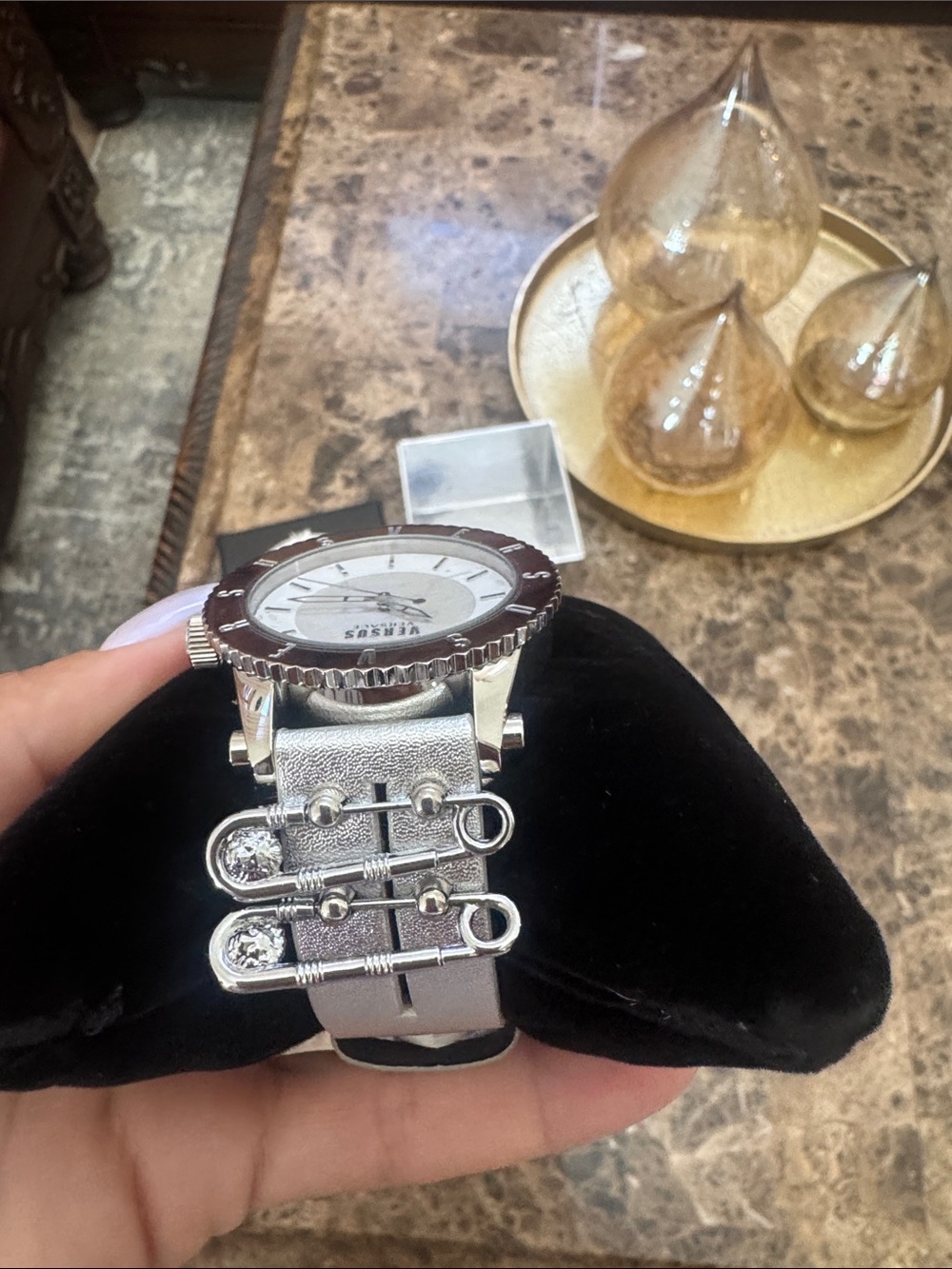 Versus Versace Women’s  Silver and White Bracelet Watch - Picture 6 of 9